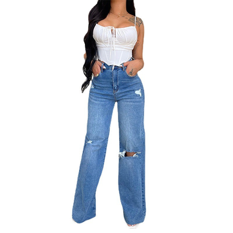 jeans strappati vintage