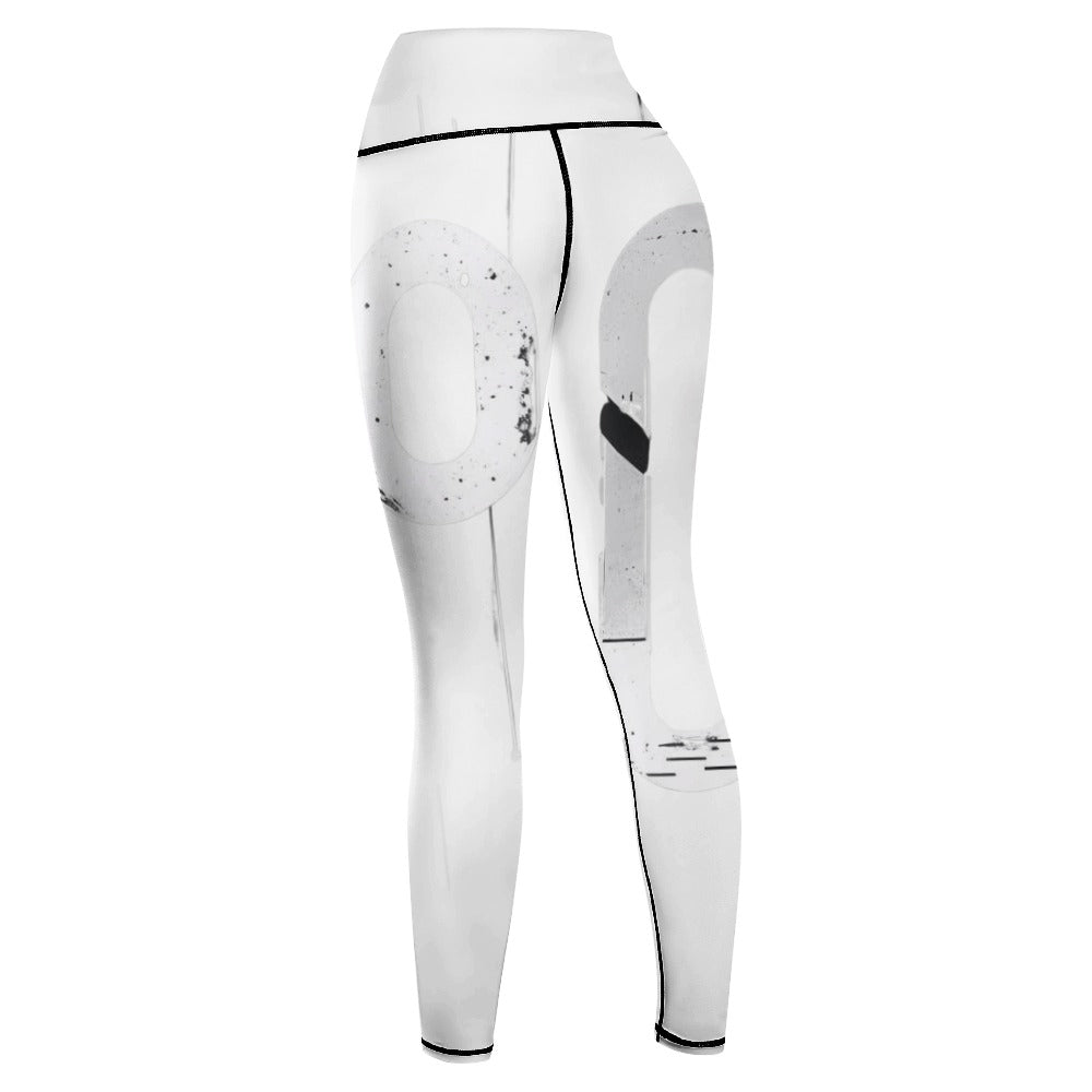 Pantaloni yoga donna “Concrete Flow Leggings” – Concrete Echoes