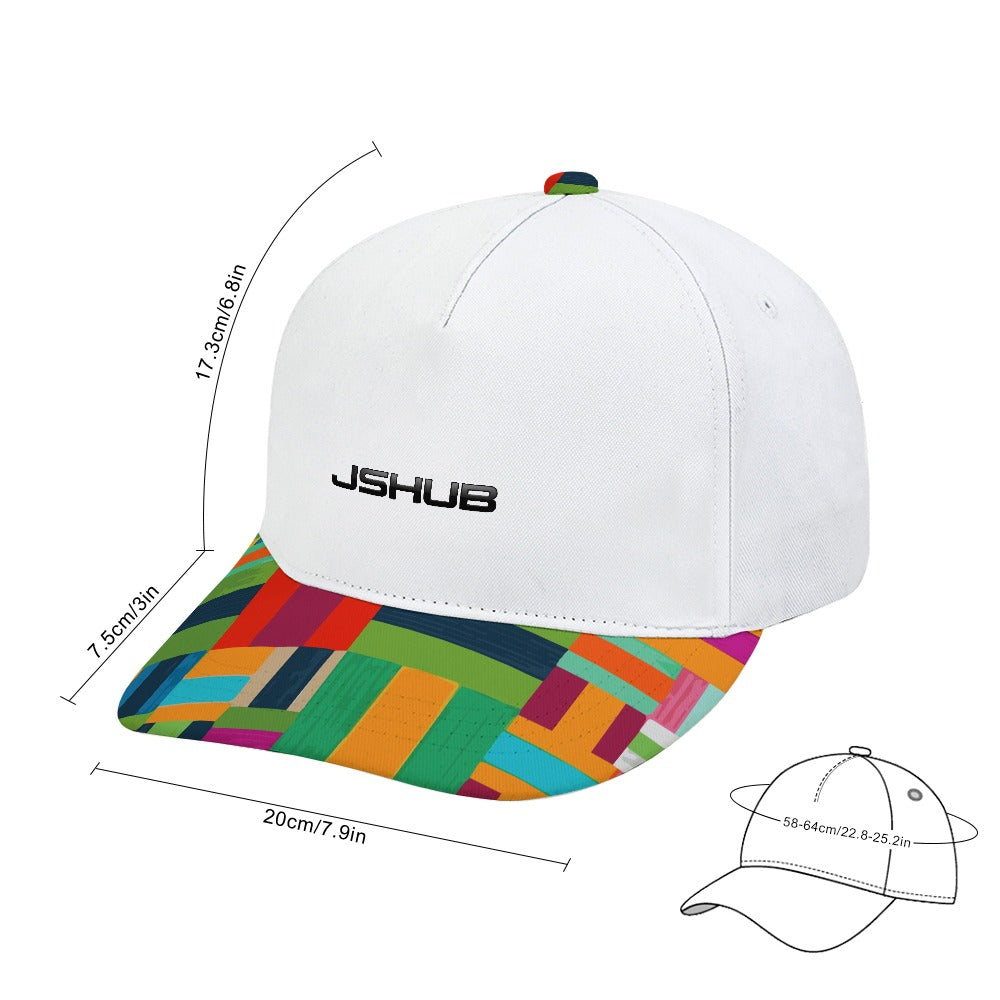 Berretto Baseball JSHUB Mosaic Blocks – Cappello Unisex Regolabile Streetwear