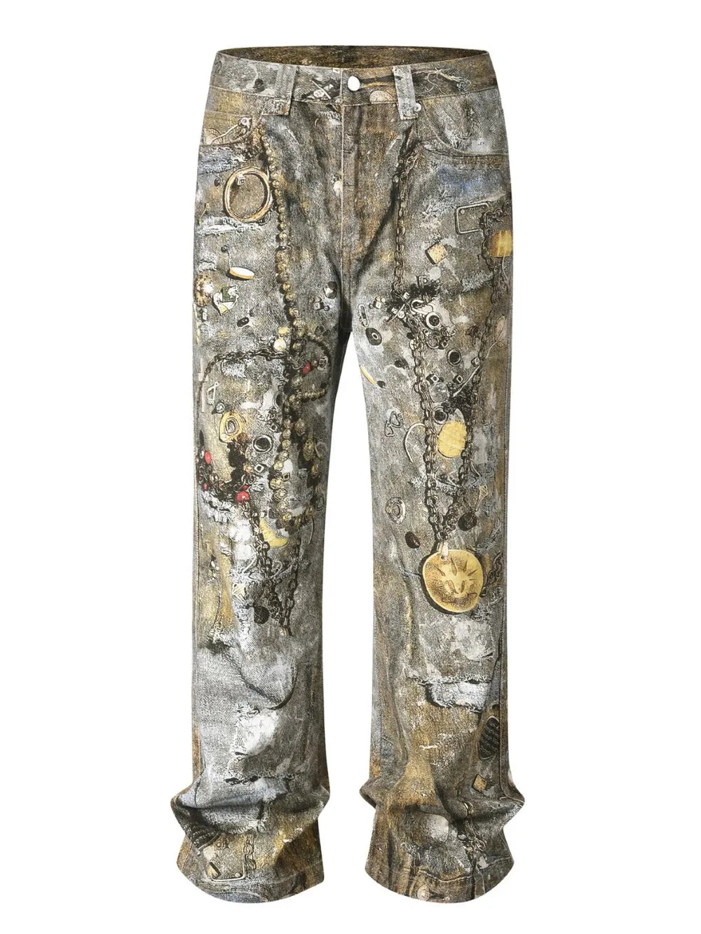 Jeans Camo Pocket Loose