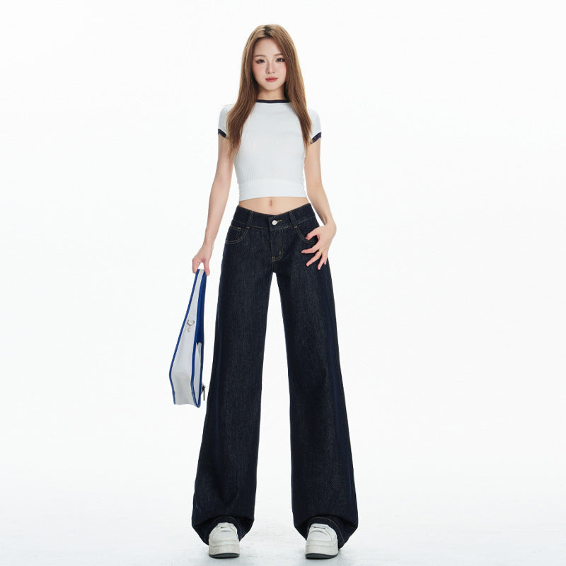 Jeans donna FlowDrape Straight Tromba