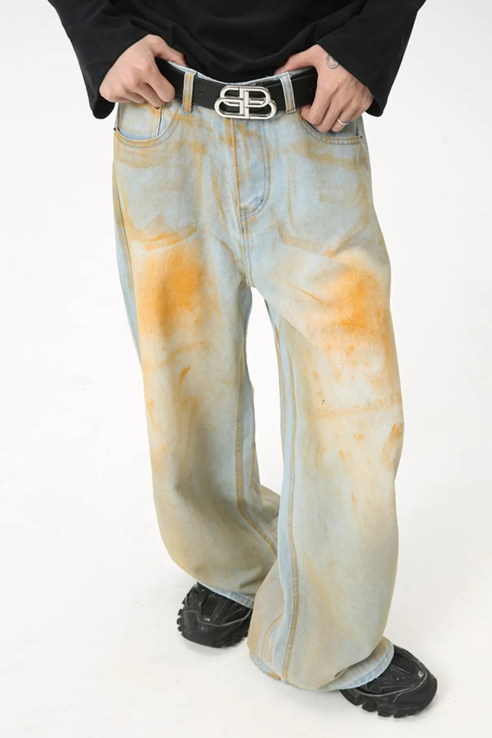 Jeans Waste Soil Gamba Larga