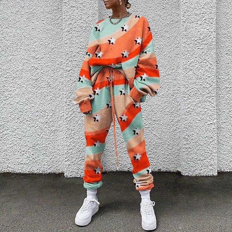 Tuta Elegance Printed Two Piece