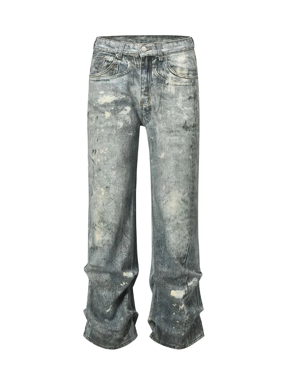 Jeans Washed Print Straight