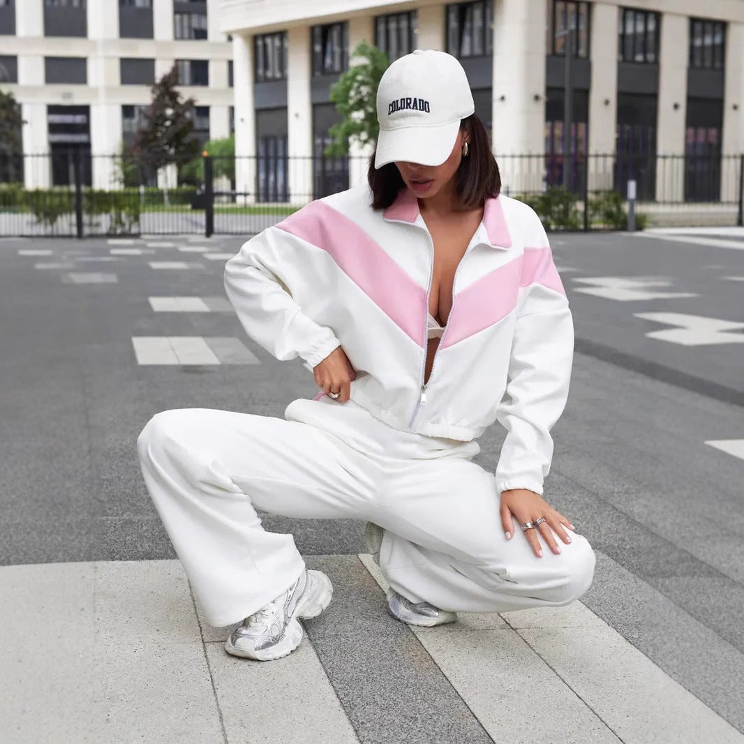 TUTA STREETWEAR DONNA COLOR BLOCK ZIP SET