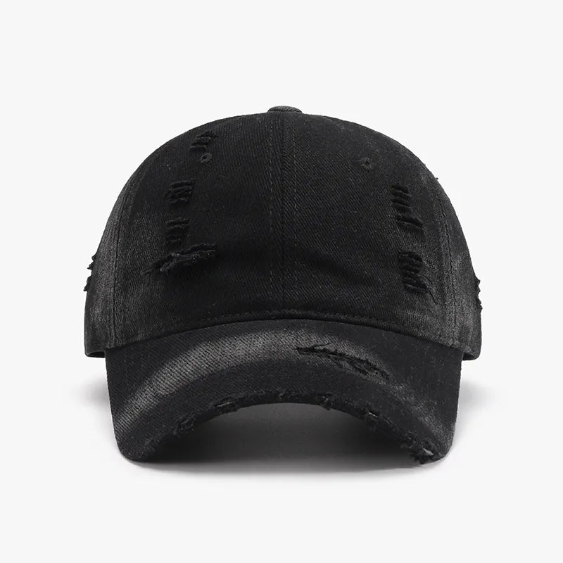 Distressed Berretto da baseball regolabile