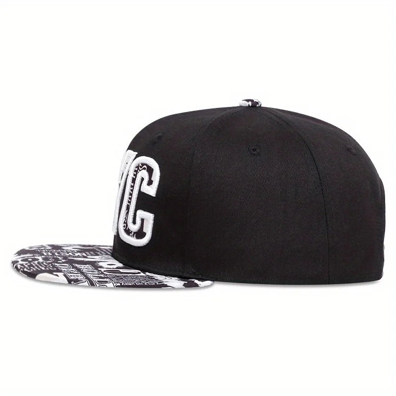 Cappello Flat Brim NYC – Ricamato Icona Hip-Hop