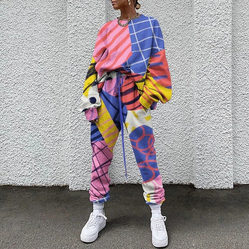 Tuta Elegance Printed Two Piece