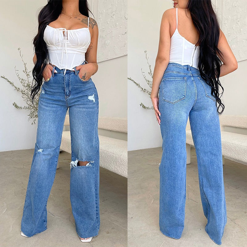 jeans strappati vintage