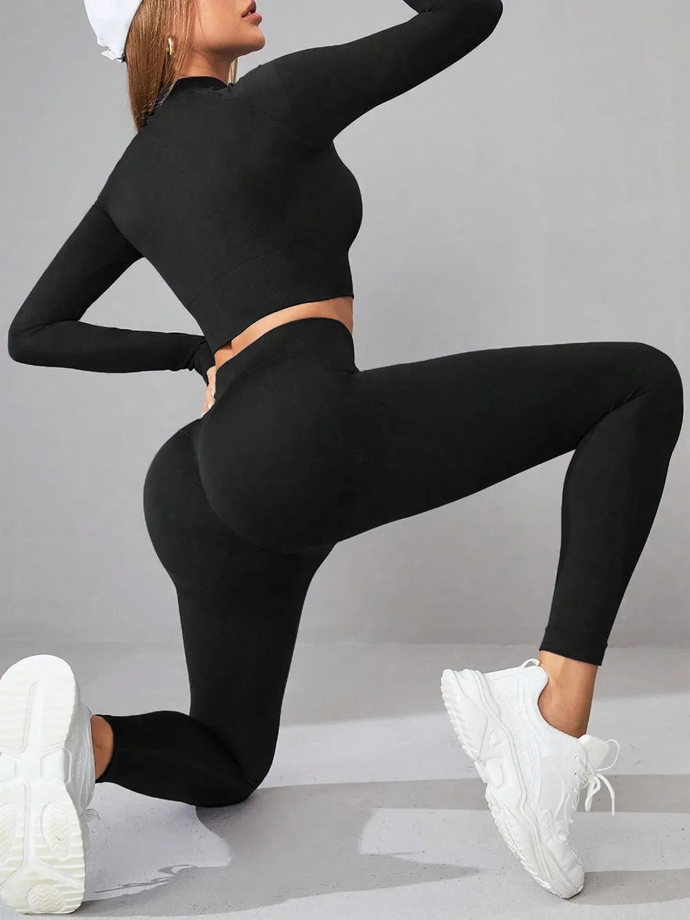 Set Donna JSHUB Active Sculpt Maglia Maniche Lunghe e Leggings