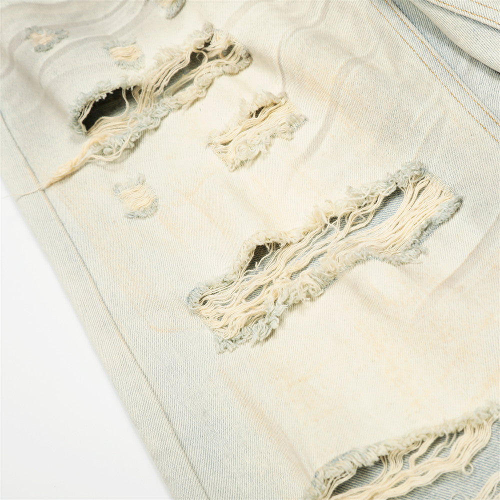 DustReign – Jeans Larghi Distressed