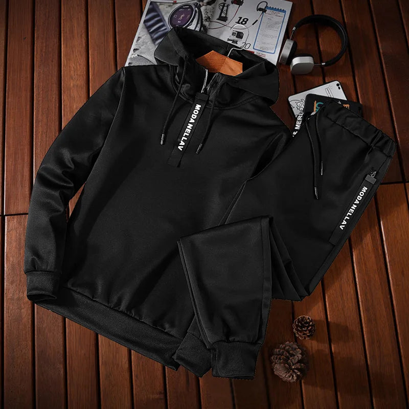 Tuta Uomo Street Sport Hoodie Set 2 Pezzi