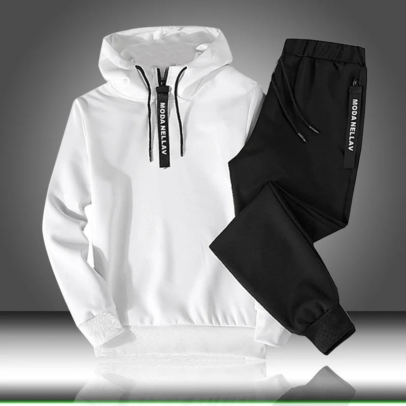 Tuta Uomo Street Sport Hoodie Set 2 Pezzi