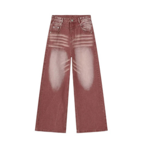 Jeans Lavati Gamba Larga