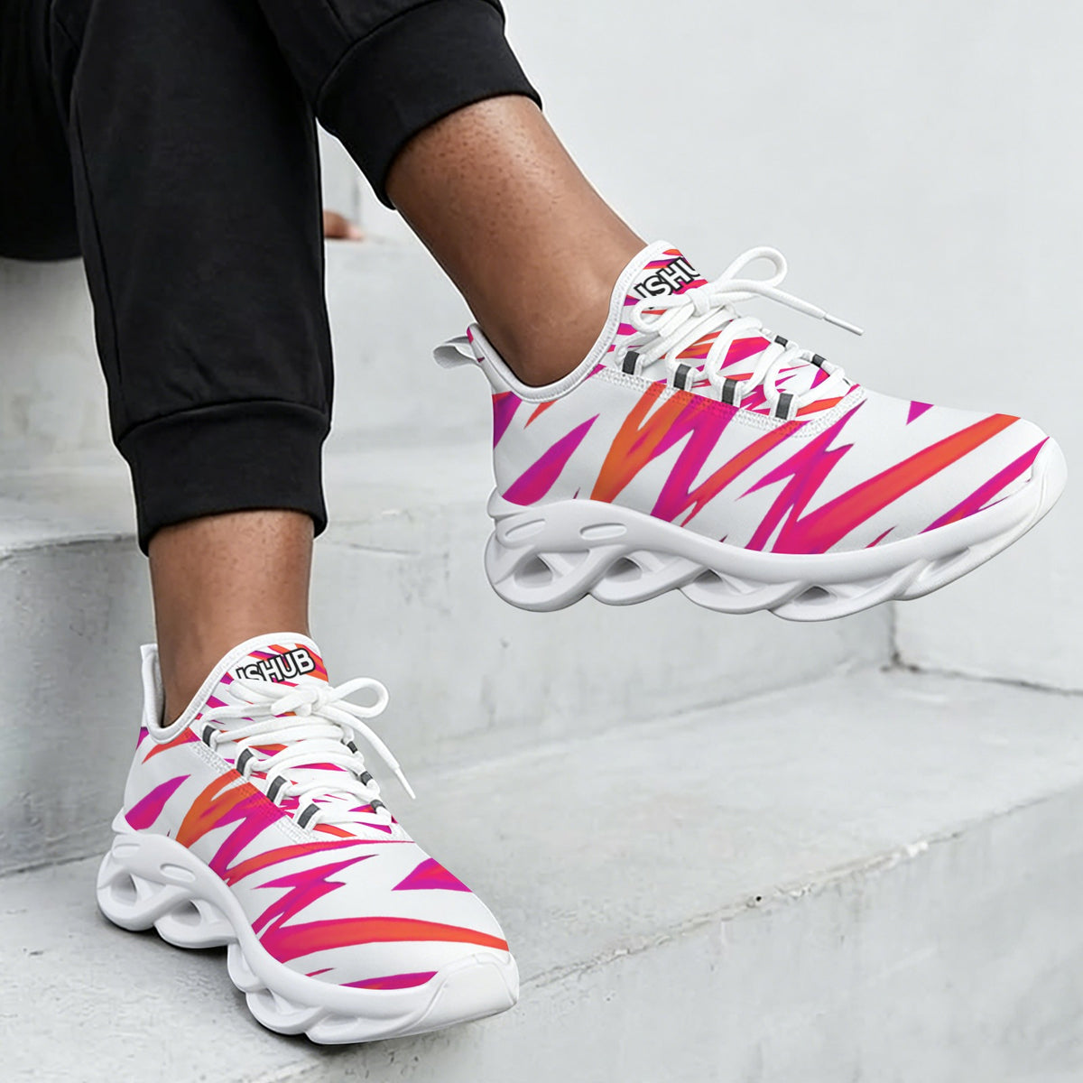 Sneakers Donna JSHUB LunaFlow Flame Pulse – Design Moderno, Leggere e Traspiranti con Suola EVA