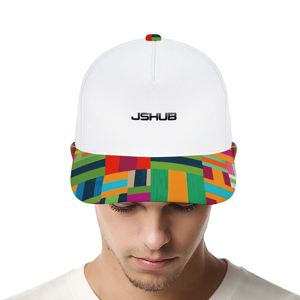 Berretto Baseball JSHUB Mosaic Blocks – Cappello Unisex Regolabile Streetwear