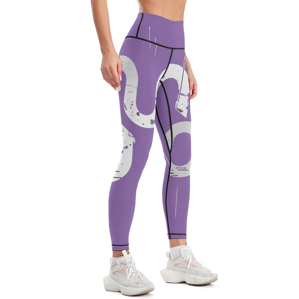 Pantaloni yoga donna “Concrete Flow Leggings” – Concrete Echoes