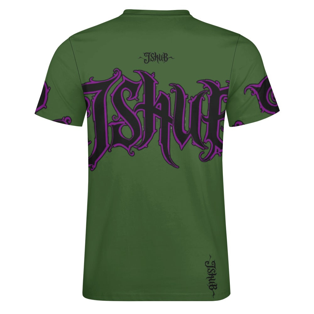 T-Shirt Uomo JSHUB Signature Gothic – Logo Oversize Streetwear Premium