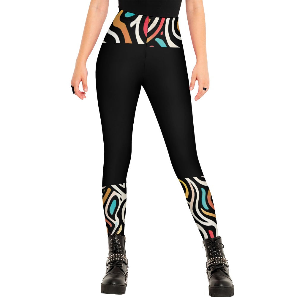 Leggings Donna Vita Alta JSHUB – Aurora Pastel