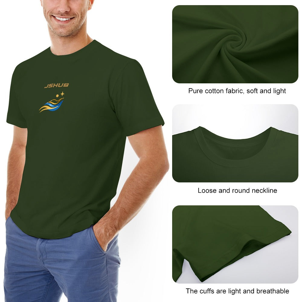T-Shirt Uomo JSHUB Solar Motion Olive Green – Collezione Sunwave