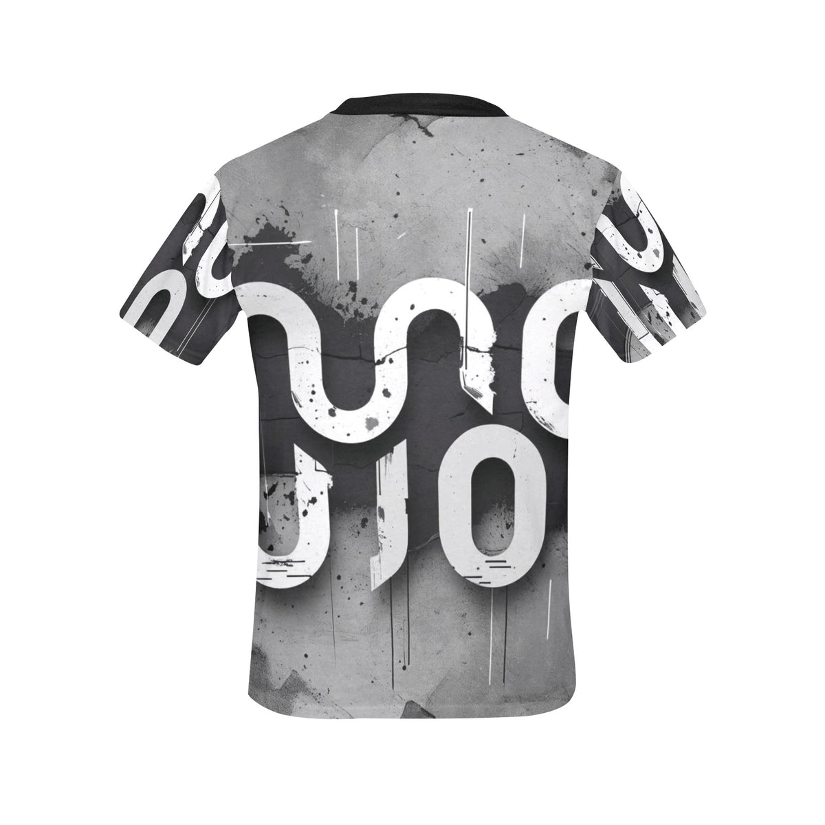 T-shirt donna graffiti all over "Urban Static" – Collezione Concrete Echoes | JSHUB