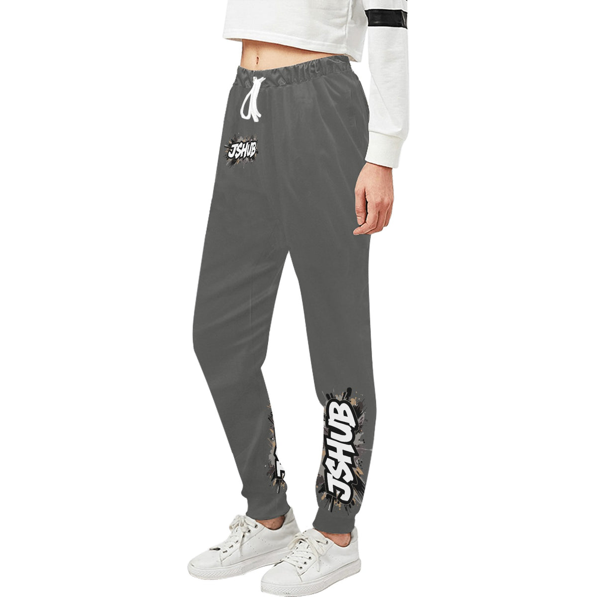 Pantaloni della Tuta Casual Unisex JSHub – Comfort e Stile con Stampa All-Over