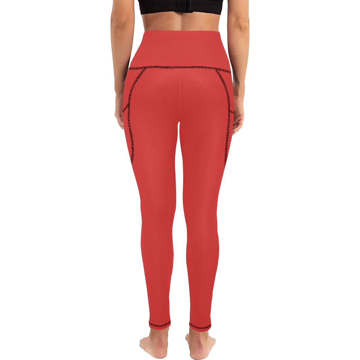Leggings Donna JSHub All-Over con Tasche – Collezione Urban Streetwear 2025