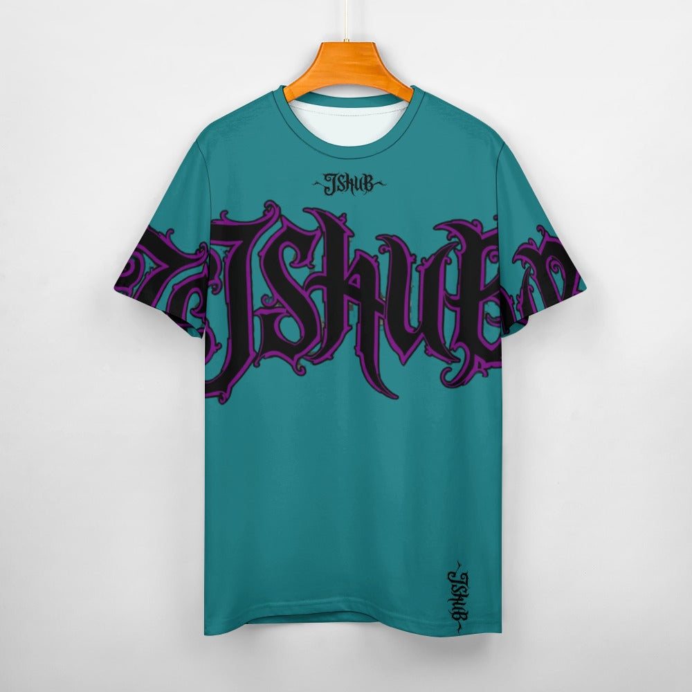 T-Shirt Uomo JSHUB Signature Gothic – Logo Oversize Streetwear Premium