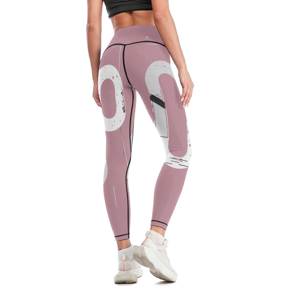 Pantaloni yoga donna “Concrete Flow Leggings” – Concrete Echoes