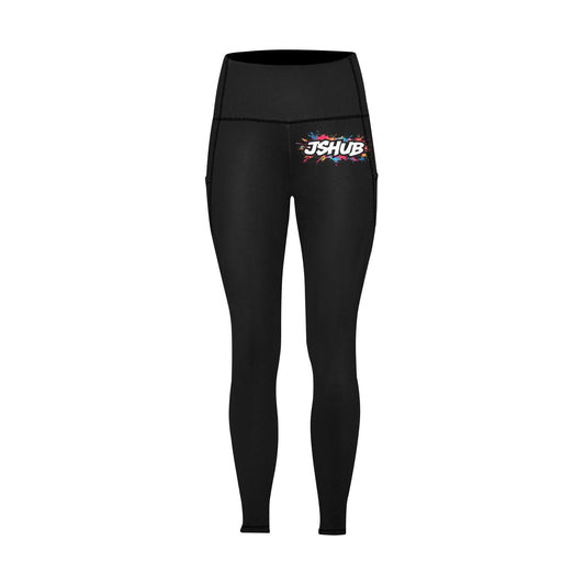 Leggings Donna JSHub All-Over con Tasche – Collezione Urban Streetwear 2025