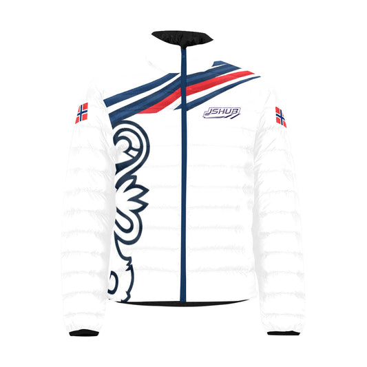 Bomber Norway Uomo Bianco Tech Nordico JSHUB Winter Nation 2026
