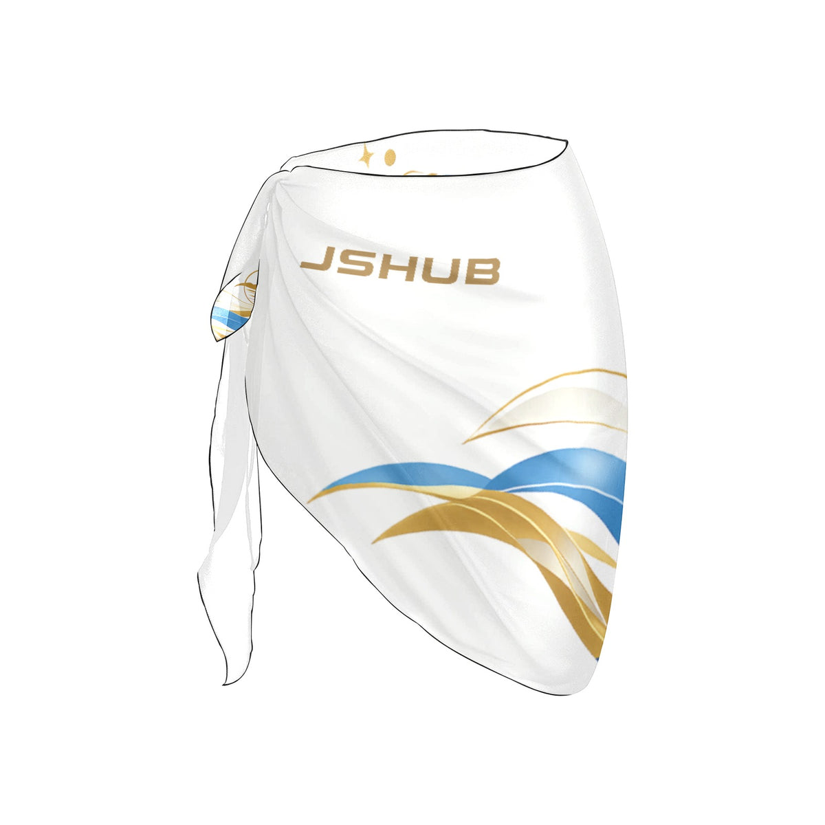 Fascia Pareo Mare Donna JSHUB in Chiffon Leggero | Copricostume Sarong da Spiaggia