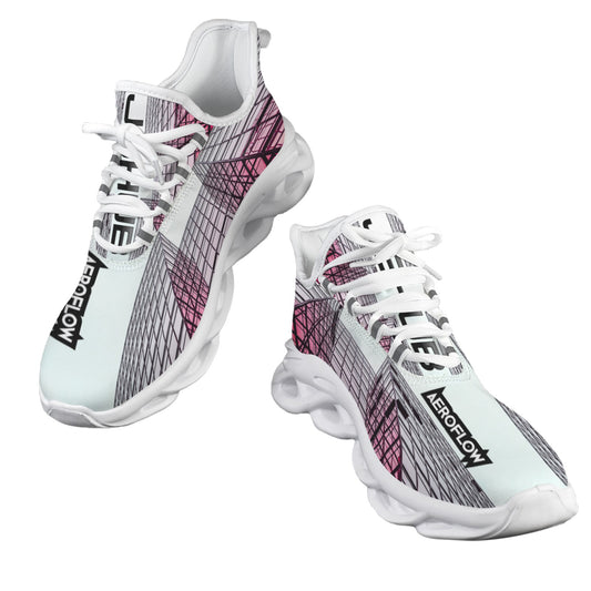 Sneakers Uomo JSHUB AeroFlow Crimson Velocity – Scarpe Streetwear Ultraleggere con Suola Hollow