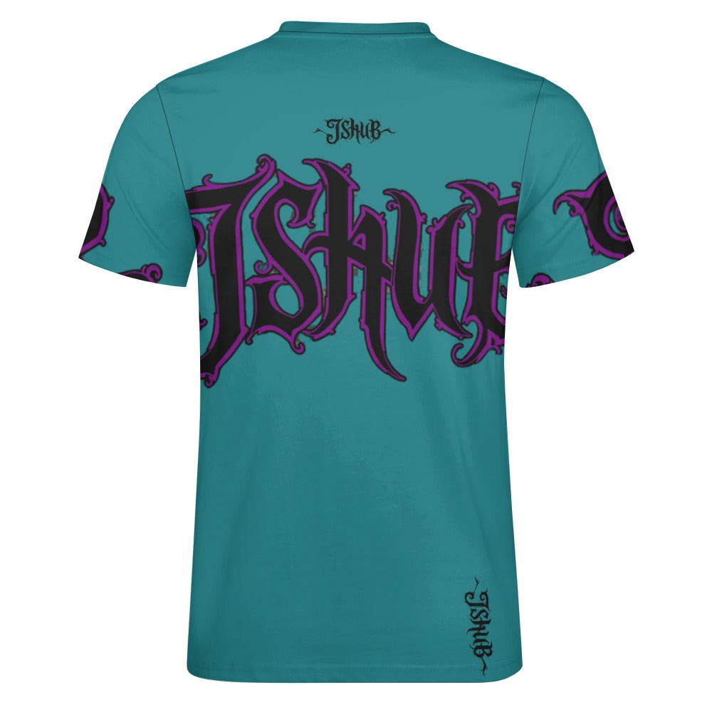 T-Shirt Uomo JSHUB Signature Gothic – Logo Oversize Streetwear Premium