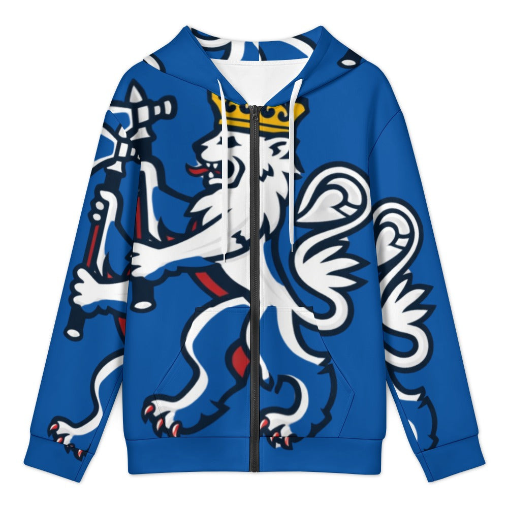 Felpa Norway Uomo Blu Tech Nordico JSHUB Winter Nation 2026 Zip Hoodie