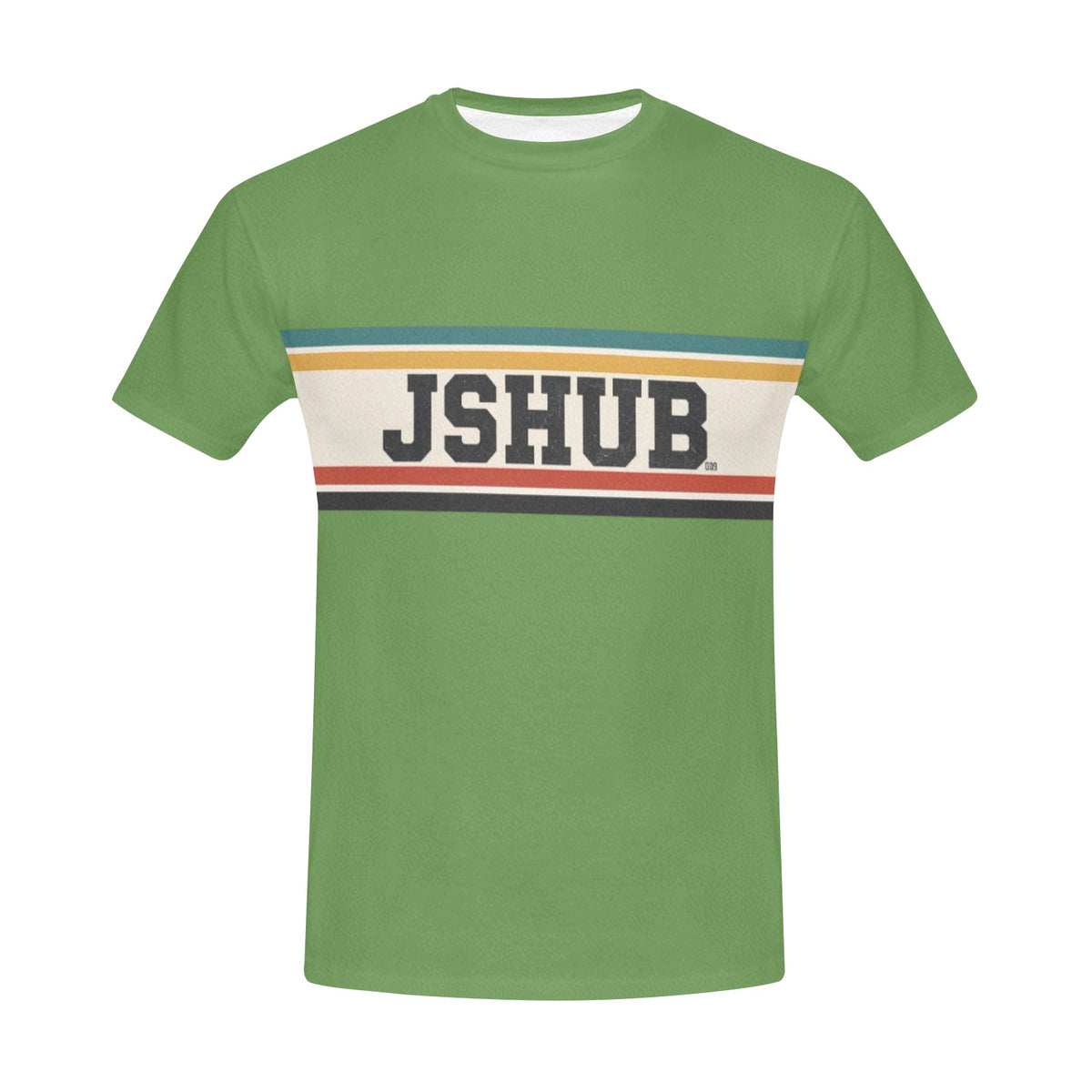 T-Shirt Uomo JSHUB Anni 50 – Collezione Sport Heritage All Over