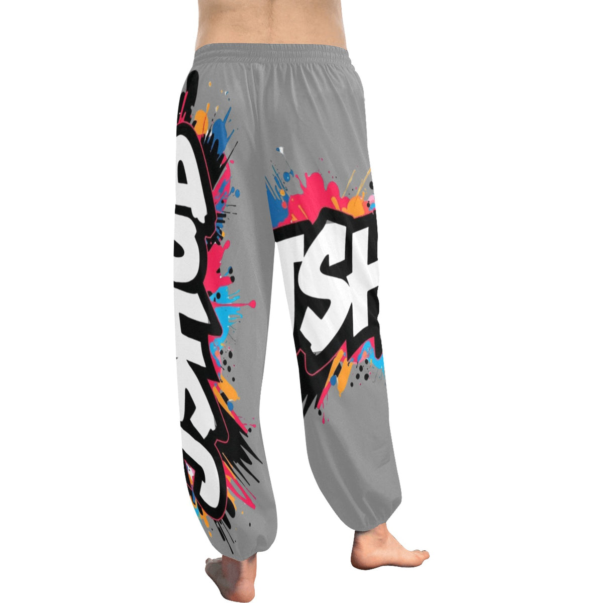 Pantaloni Harem Donna JSHub – Stile Casual con Stampa All-Over