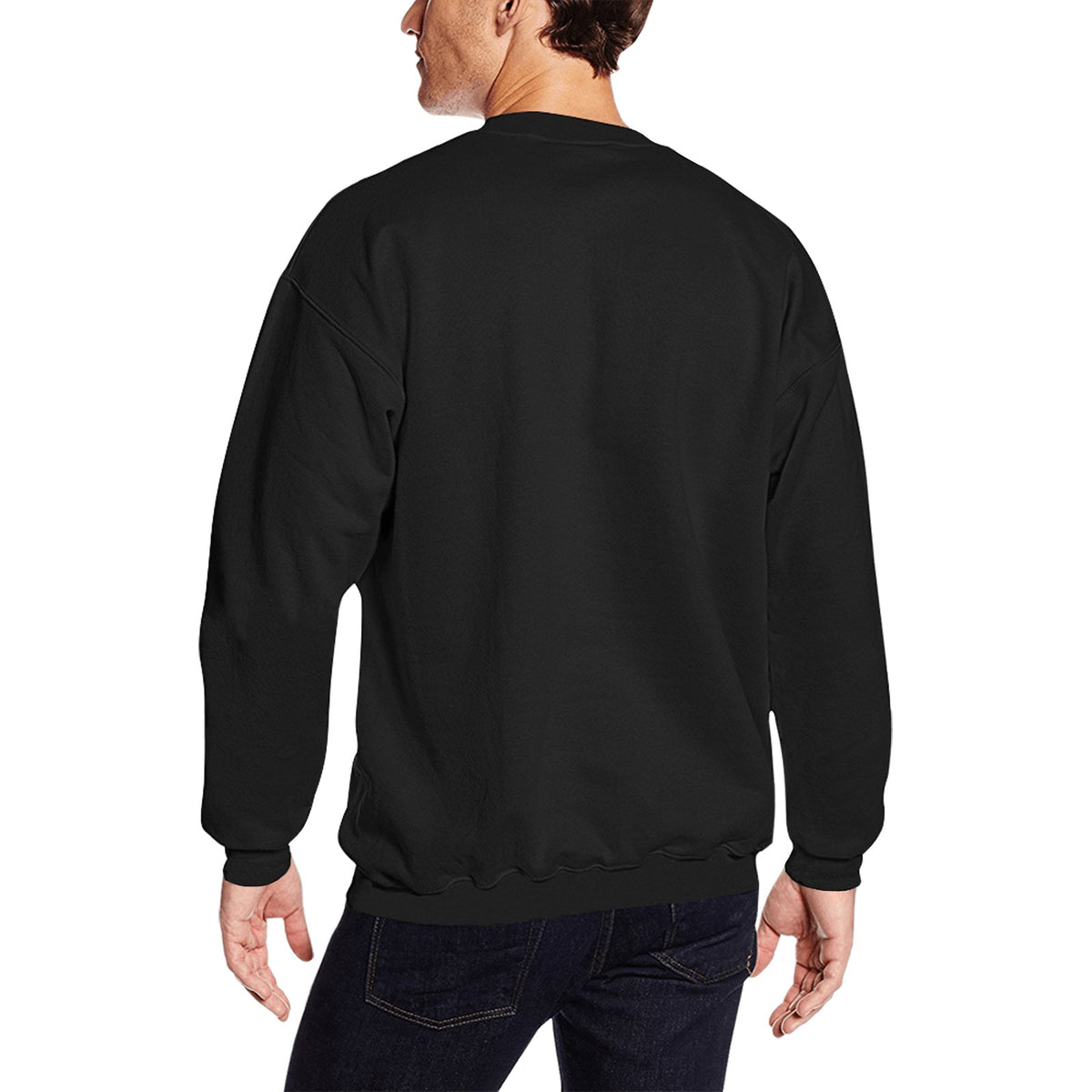 Felpa Uomo "JSPORTS Mono H18" – Girocollo Sfocata Monocolore