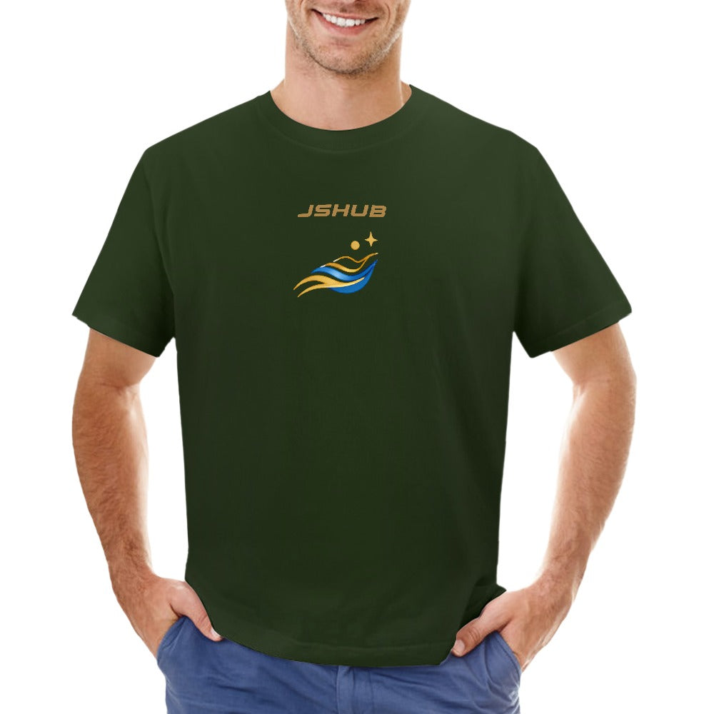 T-Shirt Uomo JSHUB Solar Motion Olive Green – Collezione Sunwave