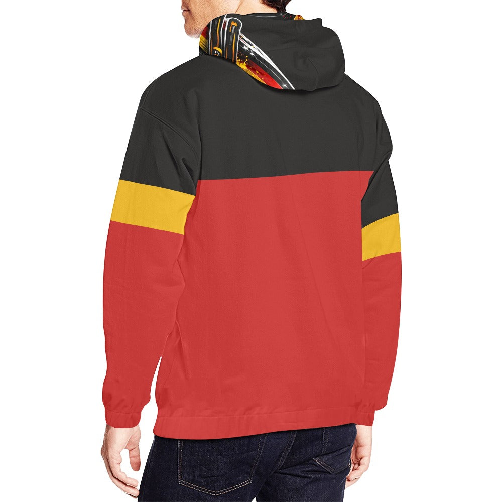 Felpa Germany Uomo Nera JSHUB Winter Nation 2026 Streetwear
