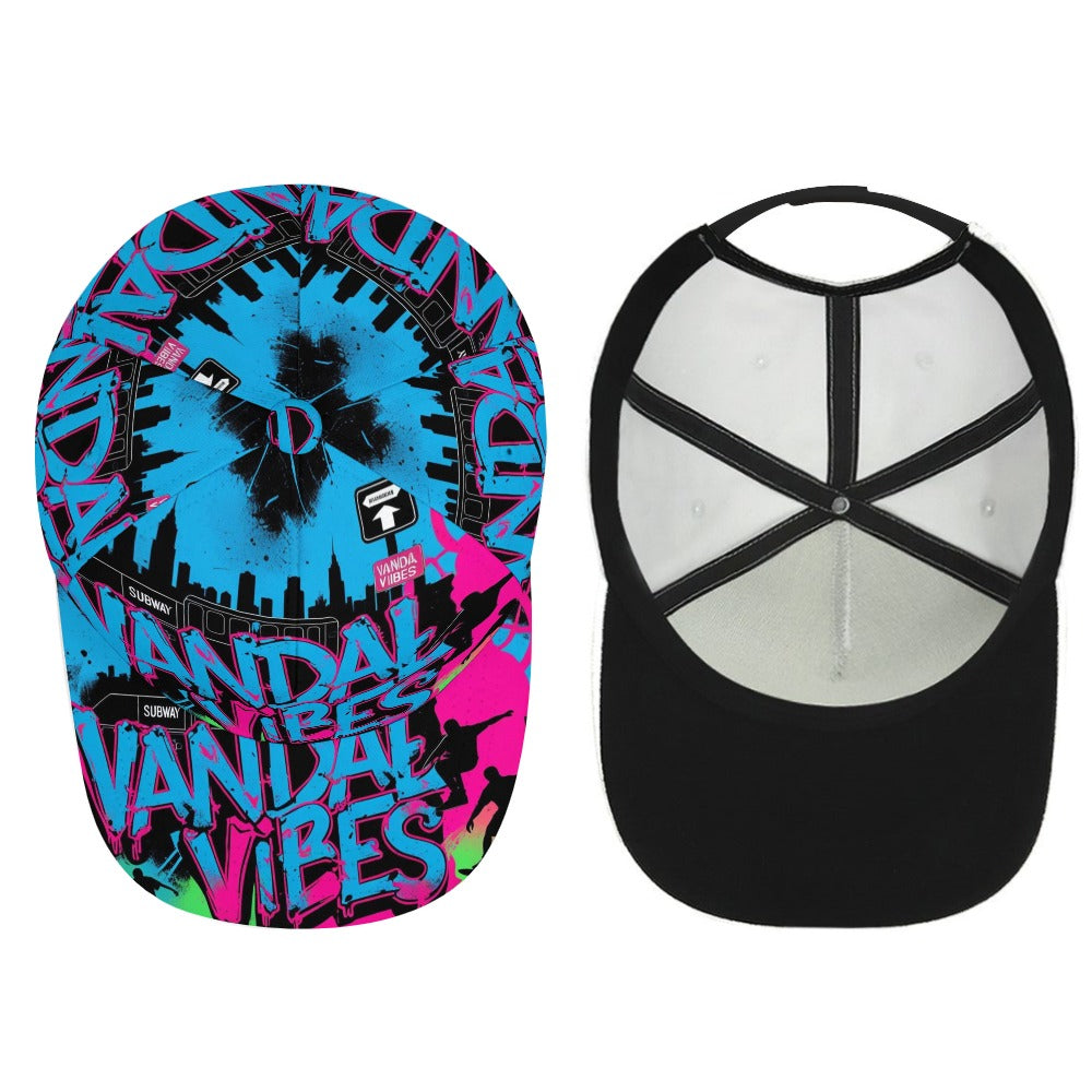Cappello Vandal Dome  – Visiera curva nero streetwear unisex
