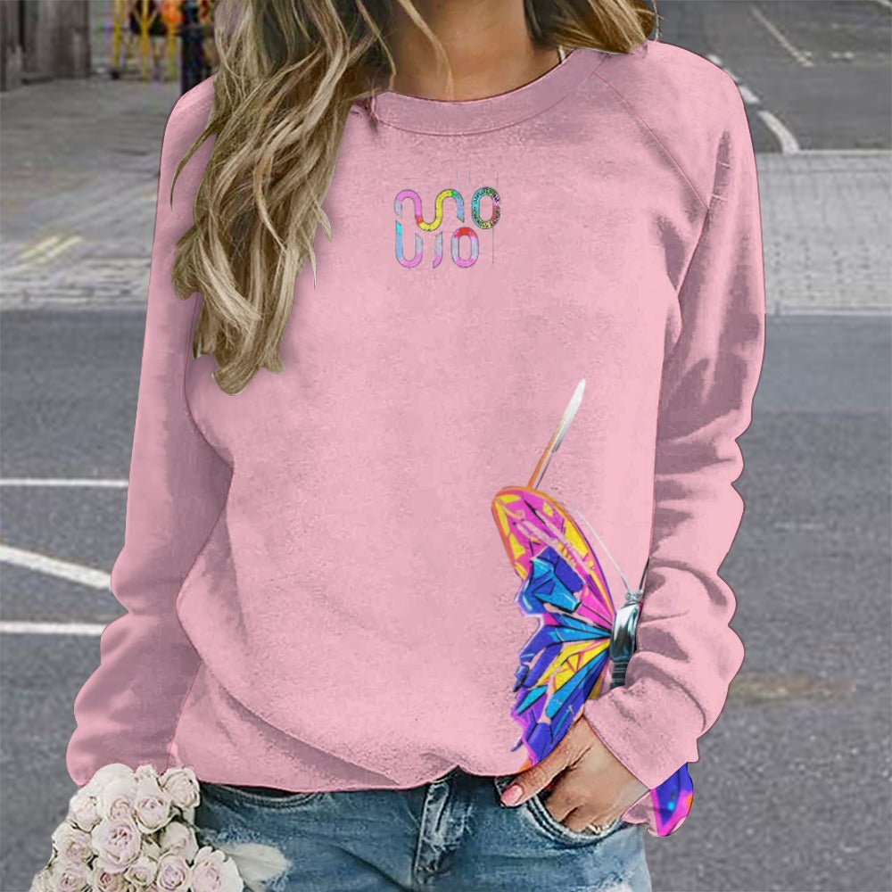 Maglione donna Wings of Noise – 7 varianti colore streetwear casual