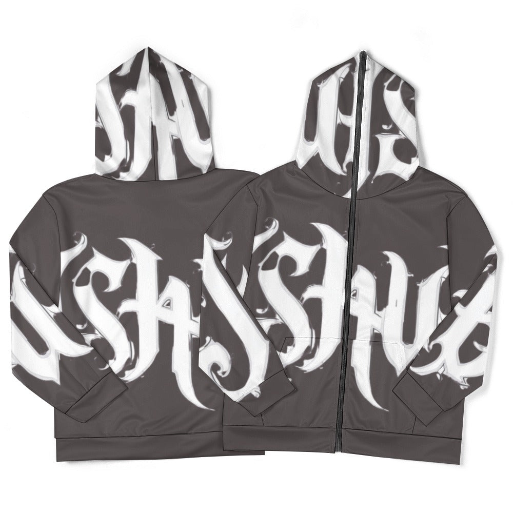 Felpa con Cappuccio e Zip JSHUB Signature Gothic Streetwear • Urban Style • Comfort • Signature Collection