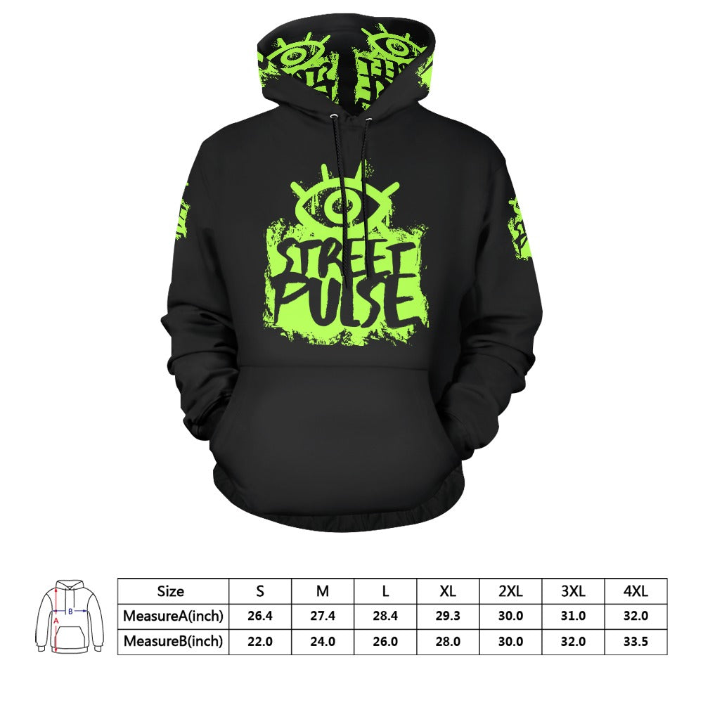Felpa con cappuccio uomo “JS Street Pulse”