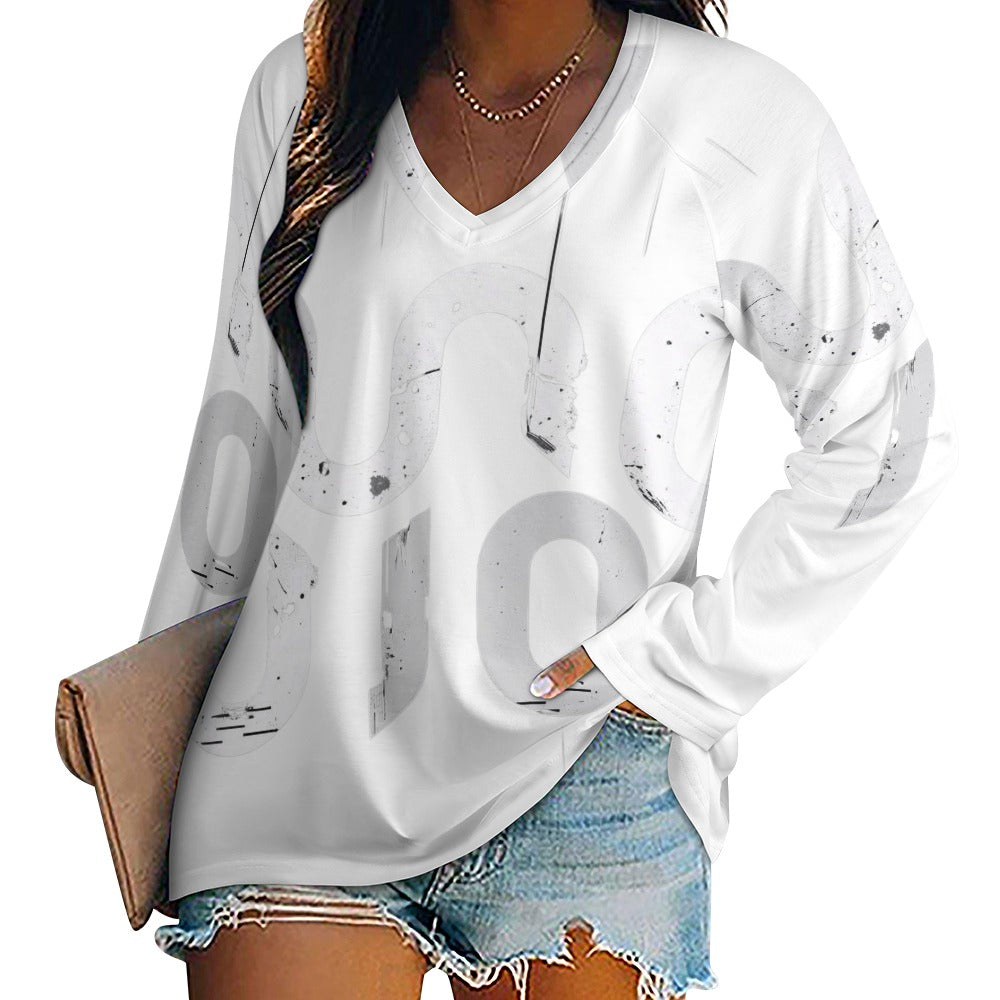 T-shirt donna “Urban V Long Tee” – Concrete Echoes