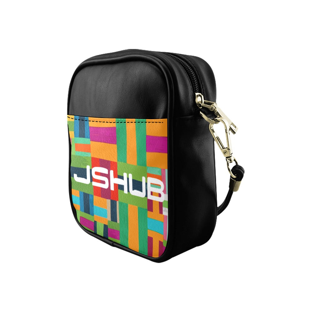 Borsa Tracolla Uomo JSHUB Mosaic Blocks in Pelle PU – Urban Crossbody Bag