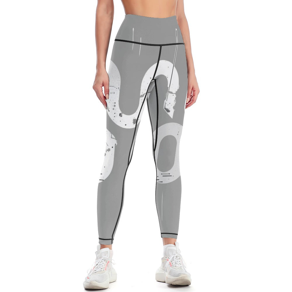 Pantaloni yoga donna “Concrete Flow Leggings” – Concrete Echoes
