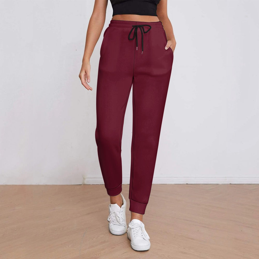 Pantalone donna JSHUB monocolore anni 50 stile essenziale