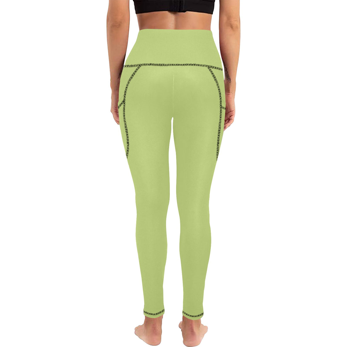 Leggings Donna JSHub All-Over con Tasche – Collezione Urban Streetwear 2025