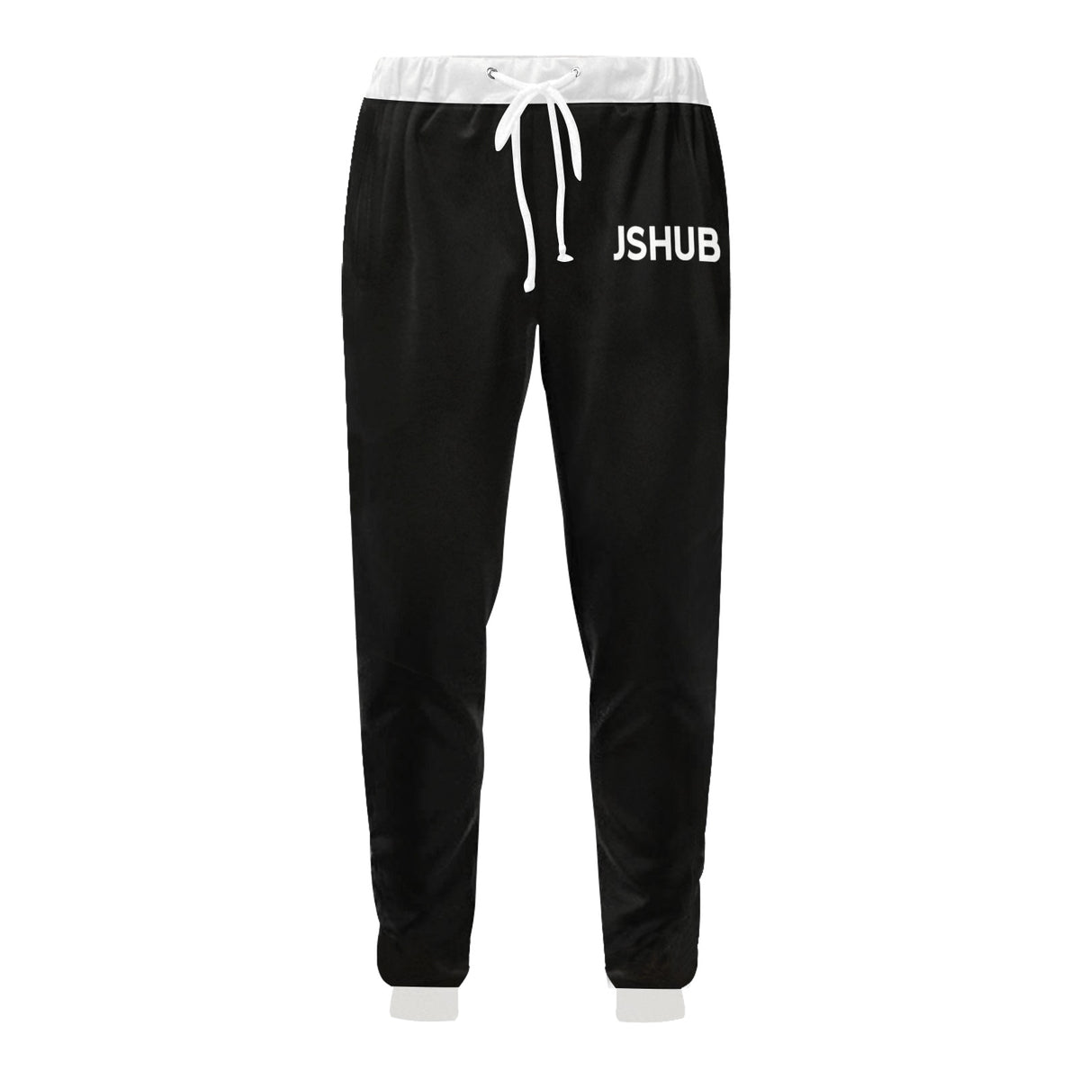 JS HUB Motion Core Pants Uomo Streetwear Nero Calf Graphic